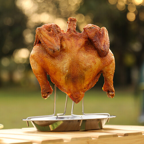 Supporto verticale per pollo in acciaio inox 200,0 g