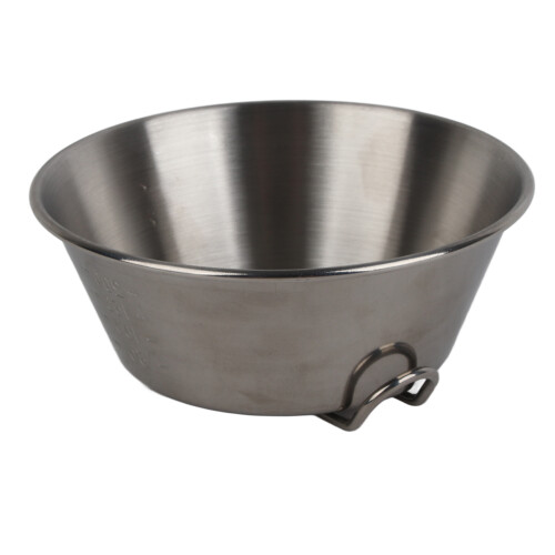 Tazón plegable para acampar de acero inoxidable 300 ml 2