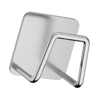 Rack per lavabo a parete in acciaio inossidabile, altezza 3,5 cm, peso 30 g
