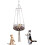 Boho Cat Hammock | Breathable Fabric Wall-Mount Cat Hammock For Pets - Hang On Wall, Ceiling, Window Or Headboard 5