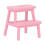 1:12 Tabouret miniature en bois rose 3,8  4,3  4,3 cm 14