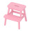 1:12 Tabouret miniature en bois rose 3,8  4,3  4,3 cm 8