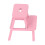 1:12 Tabouret miniature en bois rose 3,8  4,3  4,3 cm 16