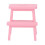 1:12 Tabouret miniature en bois rose 3,8  4,3  4,3 cm 1