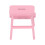 1:12 Tabouret miniature en bois rose 3,8  4,3  4,3 cm 10