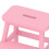 1:12 Tabouret miniature en bois rose 3,8  4,3  4,3 cm 11