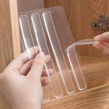 Refrigerator & Cabinet Door Self Adhesive Bumper Stripes Clear & Durable
