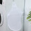 Cesto per bucato appeso pieghevole 4029,5 cm bianco 9