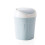 Cestino da tavolo blu, mini, con coperchio a battente 11