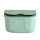 Couvercle de poubelle mural pliable vert 16