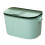 Couvercle de poubelle mural pliable vert 3