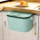 Couvercle de poubelle mural pliable vert 11