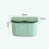Couvercle de poubelle mural pliable vert 2