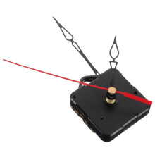 Battery Movement Mechanism Replacement Clock Part For Wall Clocks 1 Set Red 13.8 x 0.7 cm Frameless 3D