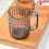 Tazza Trasparente Multifunzionale per Spazzolino 280 ml 10