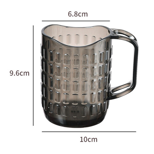Tazza Trasparente Multifunzionale per Spazzolino 280 ml 1