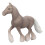 Figurine de cheval : cheval modèle, taille 12 cm, gris argenté 3