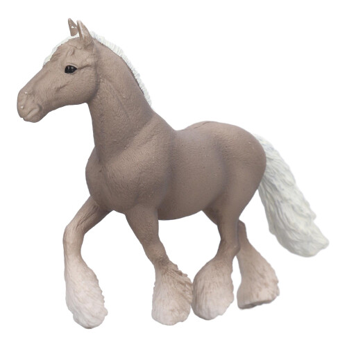 Figurine de cheval : cheval modèle, taille 12 cm, gris argenté 2