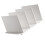 Diviseur d’étagère blanc 700 g plastique robuste réglable 10