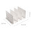 Diviseur d’étagère blanc 700 g plastique robuste réglable 2