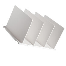 Diviseur d’étagère blanc 700 g plastique robuste réglable