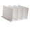 Diviseur d’étagère blanc 700 g plastique robuste réglable 13
