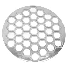 Russischer Ravioli- und Pelmeni-Form aus Aluminiumlegierung – Pelmeni-Form, 37-Loch, silber, Fleisch-Dumpling-Maker