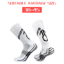 Damen und Herren Fitness Fußballsocken Antirutsch-Laufsocken mit Gummipuffer