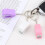 Agrafeuse porte-clés mini violette type 10, 39x27x16mm 3