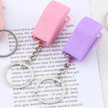 Agrafeuse porte-clés mini violette type 10, 39x27x16mm