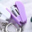 Agrafeuse porte-clés mini violette type 10, 39x27x16mm 6