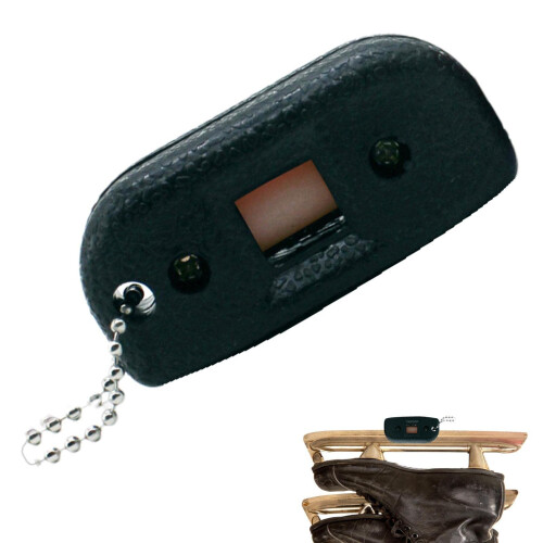 Ice Skate Sharpening Tool Width Adjustable Edge Sharpener Key Ring For Figure Skating And Goalkeeper Ice Skates Black