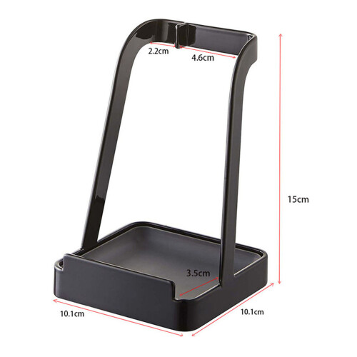 Noir porte-louche et porte-couvercles basculants 400.00g 1