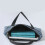 Porte-documents à fermeture éclair, grande capacité, 38  30  2 cm, bleu marine 8
