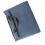 Porte-documents à fermeture éclair, grande capacité, 38  30  2 cm, bleu marine 13