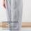 Pantaloni con borsa da catetere per gamba 2000 ml grigio L cotone 5