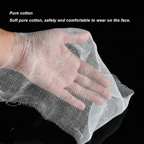 100 pezzi di garze monouso in cotone puro per uso cosmetico 2