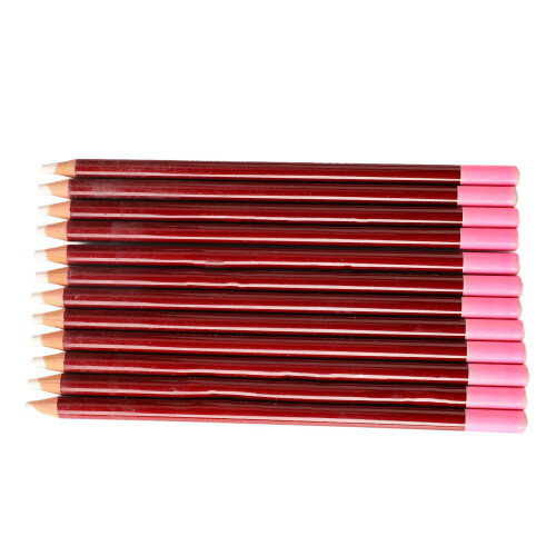 12PCS White Charcoal Pencils Set for Sketching, Blending & Shading
