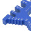Gabarit pour queue d'aronde, calibre pour tenon, échelles laser, bleu 8
