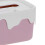 Caja de pañuelos de escritorio PP multifuncional rosa 6.35oz 7