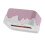 Caja de pañuelos de escritorio PP multifuncional rosa 6.35oz 11