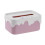 Caja de pañuelos de escritorio PP multifuncional rosa 6.35oz 2