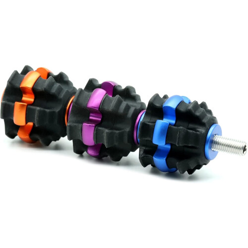 Archery Stackable Arch Stabilizers for Recurve and Compound Bows, Green, Vibration Damper, Shock Absorber, Balance Bar 1