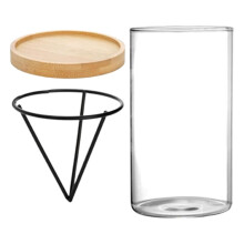 Avocado Tree Growing Set 3-Piece Kit With Avocado Seeds For Planting Wooden Starter Vase Indoor Gardening For Beginners