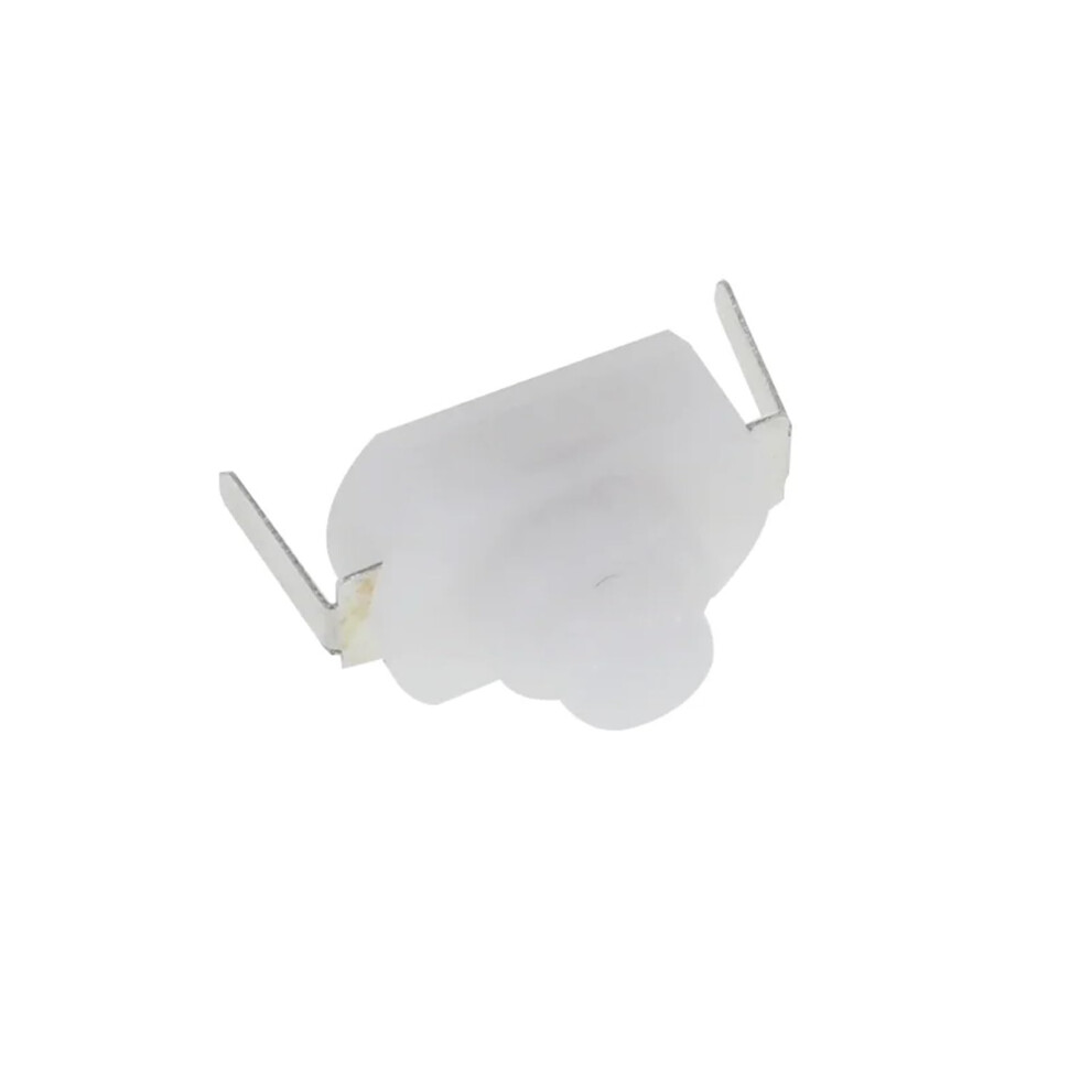 1208Yd Push Button Switch, 10 Pcs Pack, 30V 1A, On-Off, White Curved Needle, Flashlight Torch Lock Table Lamp Switch 6493810532887