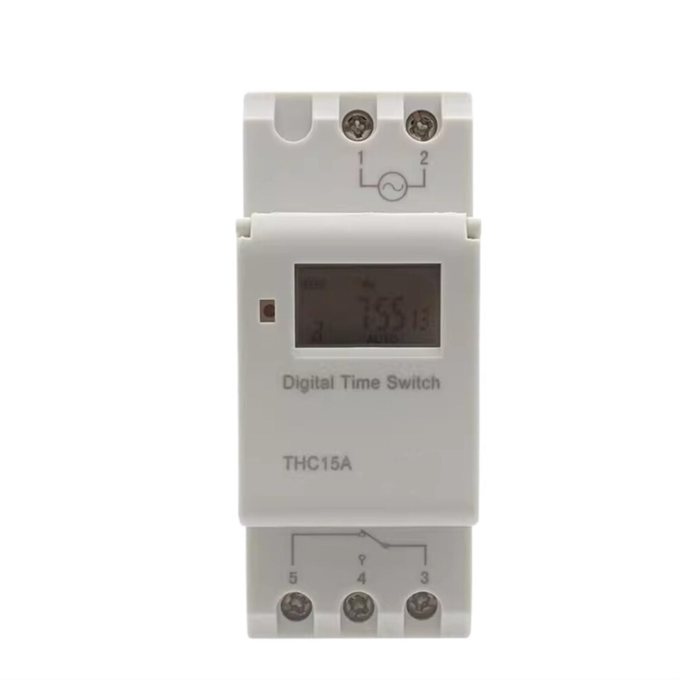 Thc15a Weekly 7 Day Programmable Digital Time Relay Time Control Switch 12V/24V/110V/220V Bell Ring Relay 16A 6947110884288