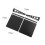 Paraspruzzi parafango decorazione 1/14 2 pezzi nero 13x9x2 cm 5