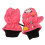 Cute Patterned Toddler Gloves Waterproof & Windproof 2pcs Pink 7