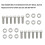 Complete Stainless Header Bolt Kit for Small Block CHEVY  TPI 1