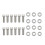 Complete Stainless Header Bolt Kit for Small Block CHEVY  TPI 3